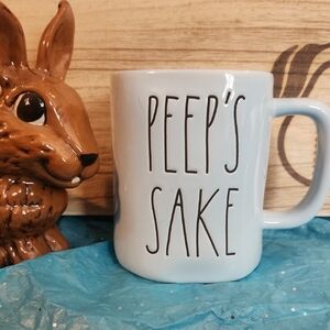 Rae Dunn White “Peep's Sake” Ceramic Mug